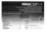 Yamaha DSP-1 Návod k obsluze