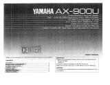 Yamaha AX-900 Návod k obsluze