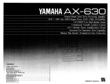 Yamaha AX-630 Návod k obsluze