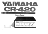 Yamaha CR-420 Uživatelský manuál