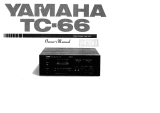 Yamaha TC-66 Návod k obsluze