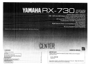 Yamaha RX-730 Návod k obsluze