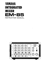 Yamaha EM-85 Návod k obsluze