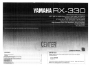 Yamaha RX-330 Návod k obsluze