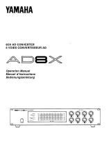 Yamaha AD8X Návod k obsluze