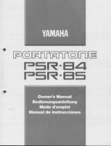 Yamaha PSR-84 Návod k obsluze