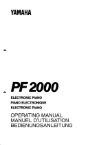 Yamaha PF2000 Návod k obsluze
