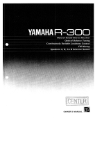 Yamaha RX-300 Návod k obsluze