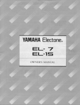 Yamaha EL-15 Návod k obsluze