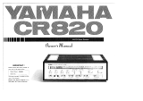 Yamaha CR-820 Návod k obsluze