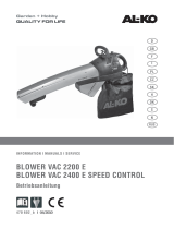 AL-KO BLOWER VAC 2400 E SPEED CONTROL Operativní instrukce