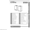 Epson ELPSP02 Active Speakers Uživatelská příručka