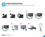 HP Pavilion 20xi 20-inch Diagonal IPS LED Backlit Monitor Uživatelský manuál