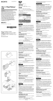 Sony AKA-FL1 Uživatelský manuál