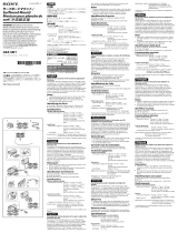 Sony Гибкое крепление на липучке AKA-SM1 Uživatelský manuál