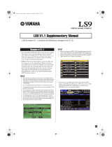Yamaha LS9-16/LS9-32 V1.1 Uživatelský manuál