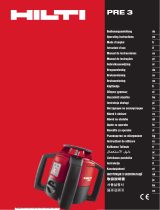 Hilti PRE 3 Operativní instrukce