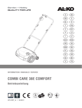 AL-KO 38 E Combi Care Electric Lawn Rake / Scarifier Uživatelský manuál