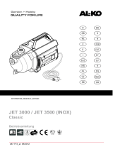 AL-KO JET 3500 INOX Classic Uživatelský manuál
