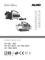 AL-KO Garden Pump Jet 601 Inox , 3.100 L/h Uživatelský manuál