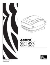 Zebra GX420t Rychlý návod