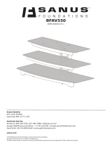 Sanus BFAV550 instalační příručka