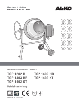 AL-KO Cement Mixer Top 1402 HR Uživatelský manuál