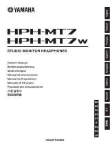 Yamaha HPH-MT7 Návod k obsluze