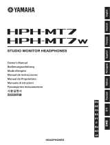 Yamaha HPH-MT8 Návod k obsluze