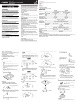 Yamaha VXC8W Návod k obsluze