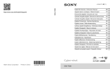 Sony DSC-TX30 Uživatelský manuál