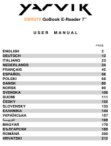 Yarvik GoBook 7” E-Reader Uživatelský manuál