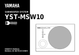 Yamaha YST-MSW10 Uživatelský manuál