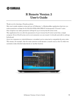 Yamaha V2 Uživatelská příručka