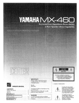 Yamaha MX-460 Návod k obsluze