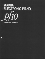 Yamaha PF10 Návod k obsluze