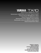 Yamaha TX-10 Uživatelský manuál