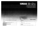 Yamaha B-2x Návod k obsluze