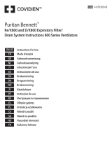 Medtronic Puritan Bennett Re/X800 expiratory bacteria filter Operativní instrukce