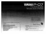 Yamaha P-07 Návod k obsluze