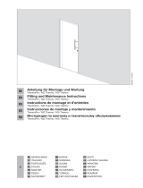 Castorama Porte d'entrée acier croissant blanc trafic 90 x h.215 cm poussant droit Návod k obsluze
