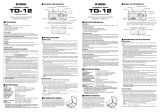 Yamaha TD-12 Uživatelský manuál