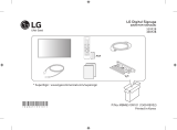 LG 55XF2B-B Rychlý návod