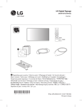 LG LG 75XF3C-B Stručný návod k obsluze