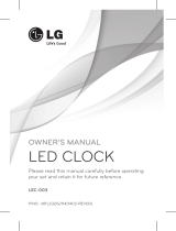 LG LEC-003 Uživatelský manuál