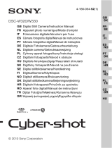 Sony Cyber-Shot DSC W330 Uživatelský manuál