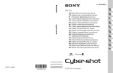 Sony cyber shot dsc tx1h Uživatelský manuál