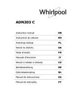 Whirlpool ADN203 C Uživatelská příručka