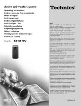Panasonic SBAS100 Operativní instrukce