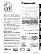 Panasonic RPWF6000 Operativní instrukce